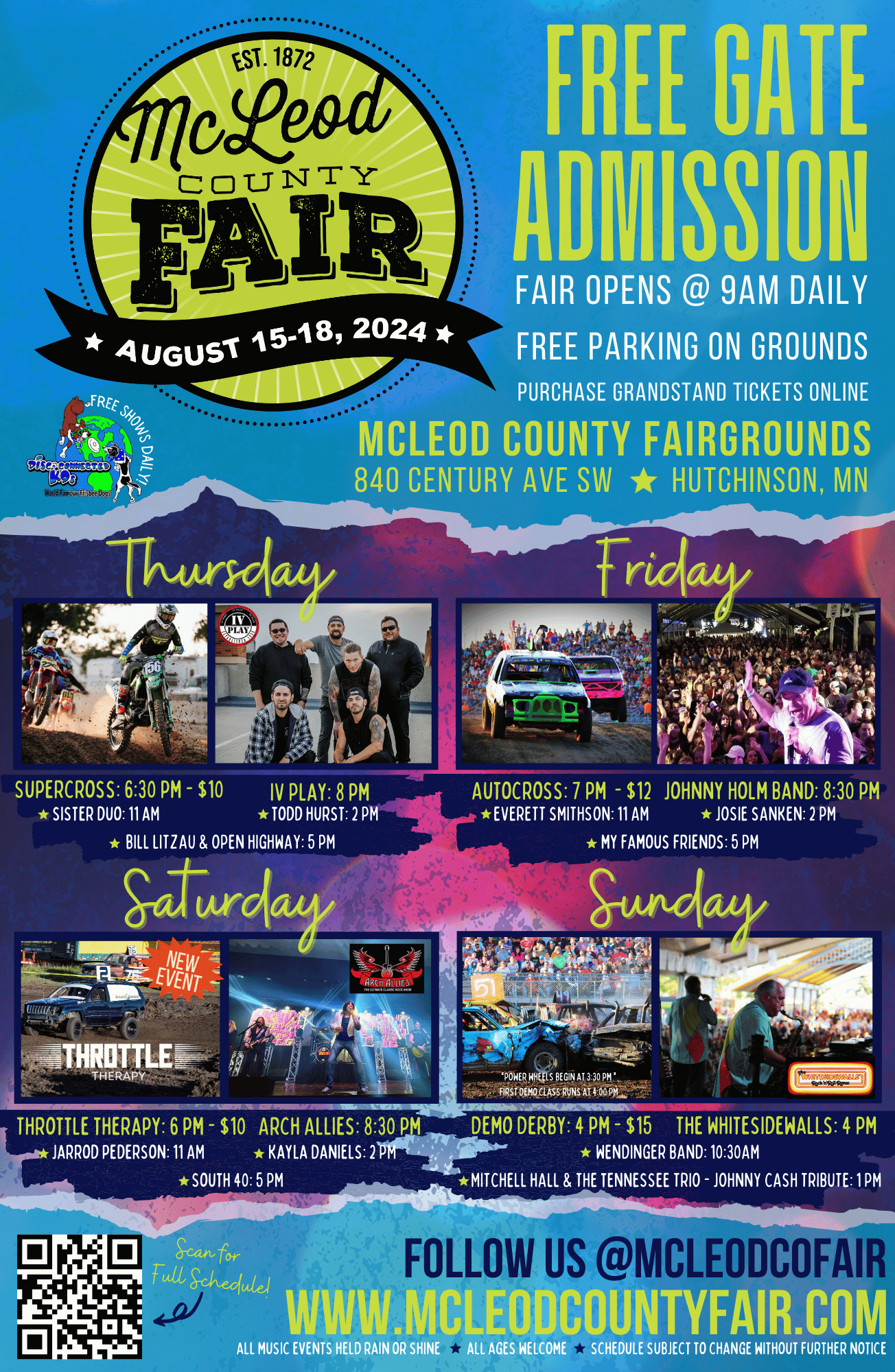 Fair Schedule McLeod County Fair